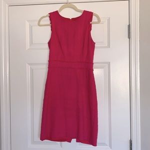 J Crew Pink Tweed Sheath